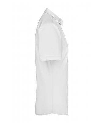 Dames Ladies' Shirt Short-Sleeved Poplin Wit 8506