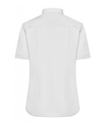 Dames Ladies' Shirt Short-Sleeved Poplin Wit 8506