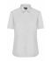 Damen Ladies' Shirt Shortsleeve Poplin Light-grey 8506