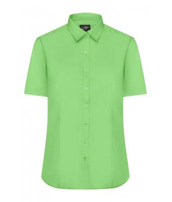 Damen Ladies' Shirt Shortsleeve Poplin Lime-green 8506
