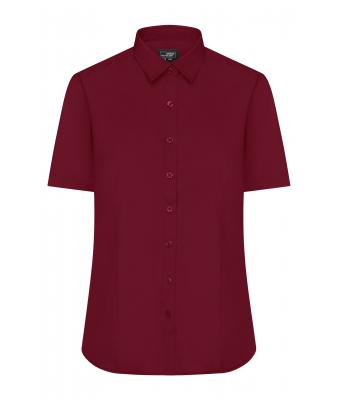 Ladies Ladies' Shirt Shortsleeve Poplin Wine 8506