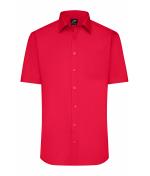 Homme Chemise homme à manches courtes en popeline Tomate 8507