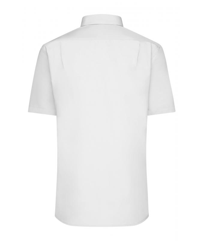 Homme Chemise homme à manches courtes en popeline Blanc 8507