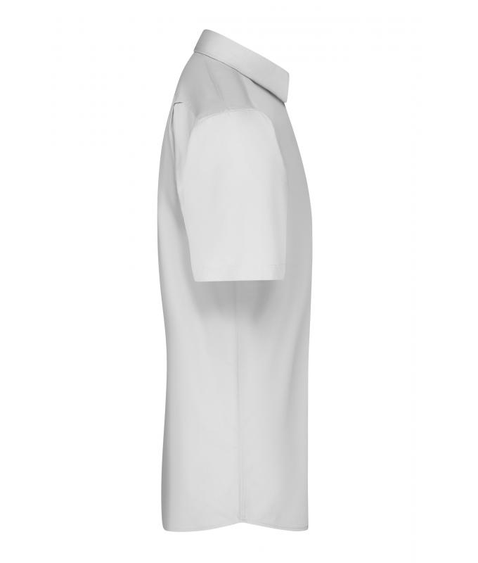 Homme Chemise homme à manches courtes en popeline Gris-clair 8507