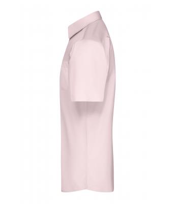 Homme Chemise homme à manches courtes en popeline Rose clair 8507