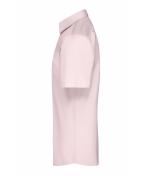 Homme Chemise homme à manches courtes en popeline Rose clair 8507