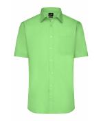 Homme Chemise homme à manches courtes en popeline Vert-citron 8507