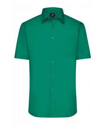 Homme Chemise homme à manches courtes en popeline Vert-irlandais 8507