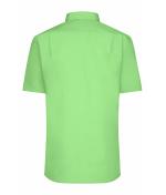 Homme Chemise homme à manches courtes en popeline Vert-citron 8507