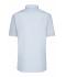 Herren Men's Shirt Short-Sleeved Poplin Light-blue 8507