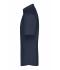 Heren Men's Shirt Short-Sleeved Poplin Navy 8507