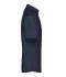 Heren Men's Shirt Short-Sleeved Poplin Navy 8507