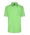 Heren Men's Shirt Short-Sleeved Poplin Lime 8507