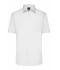 Heren Men's Shirt Short-Sleeved Poplin Wit 8507