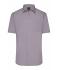 Heren Men's Shirt Short-Sleeved Poplin Staal 8507