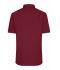 Men Men's Shirt Short-Sleeved Poplin Wine 8507