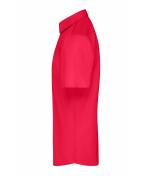 Heren Men's Shirt Short-Sleeved Poplin Tomaat 8507