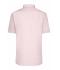 Heren Men's Shirt Short-Sleeved Poplin Lichtroze 8507