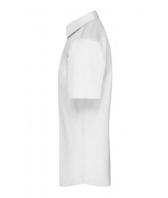 Heren Men's Shirt Short-Sleeved Poplin Wit 8507