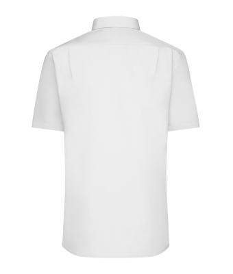 Heren Men's Shirt Short-Sleeved Poplin Wit 8507