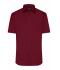 Heren Men's Shirt Short-Sleeved Poplin Wijnrood 8507