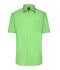 Men Men's Shirt Shortsleeve Poplin Lime-green 8507