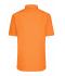 Herren Men's Shirt Shortsleeve Poplin Orange 8507