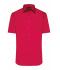 Men Men's Shirt Shortsleeve Poplin Red 8507