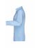 Damen Ladies' Shirt Long-Sleeved Micro-Twill Light-blue 8563
