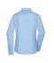 Ladies Ladies' Shirt Long-Sleeved Micro-Twill Light-blue 8563
