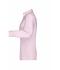 Dames Ladies' Shirt Long-Sleeved Micro-Twill Lichtroze 8563