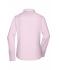 Dames Ladies' Shirt Long-Sleeved Micro-Twill Lichtroze 8563