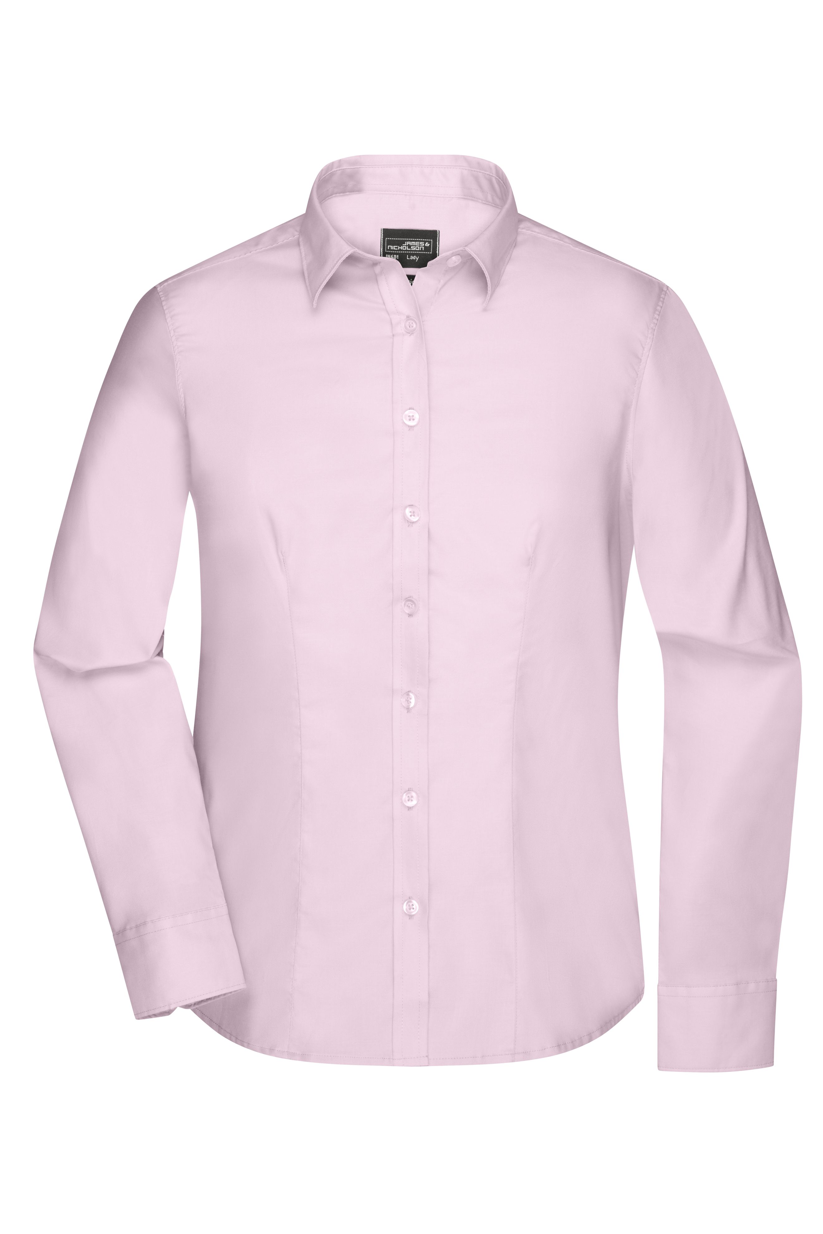 Ladies Ladies' Shirt Longsleeve MicroTwill LightpinkDaiber
