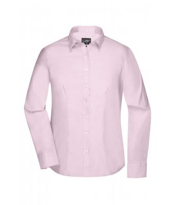 Ladies Ladies' Shirt Longsleeve Micro-Twill Light-pink 8563