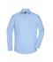 Heren Men's Shirt Long-Sleeved Micro-Twill Lichtblauw 8564