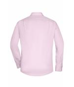 Heren Men's Shirt Long-Sleeved Micro-Twill Lichtroze 8564