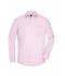 Heren Men's Shirt Long-Sleeved Micro-Twill Lichtroze 8564
