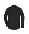 Herren Men's Shirt Long-Sleeved Micro-Twill Black 8564