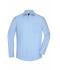 Heren Men's Shirt Long-Sleeved Micro-Twill Lichtblauw 8564