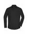 Men Men's Shirt Longsleeve Micro-Twill Black 8564