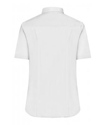 Femme Chemise femme à manches courtes en Micro-Twill Blanc 8565