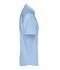 Femme Chemise femme à manches courtes en Micro-Twill Bleu-clair 8565