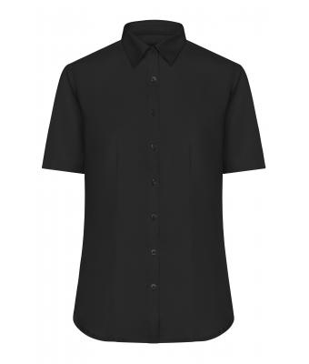 Ladies Ladies' Shirt Shortsleeve Micro-Twill Black 8565