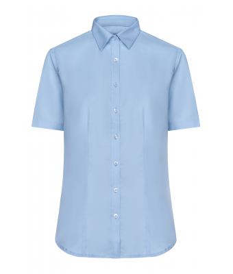 Ladies Ladies' Shirt Shortsleeve Micro-Twill Light-blue 8565