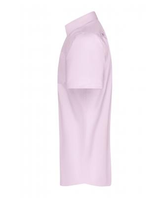 Homme Chemise homme à manches courtes en Micro-Twill Rose clair 8566