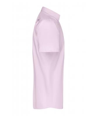 Homme Chemise homme à manches courtes en Micro-Twill Rose clair 8566
