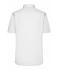 Herren Men's Shirt Short-Sleeved Micro-Twill White 8566