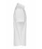 Men Men's Shirt Short-Sleeved Micro-Twill White 8566
