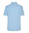 Herren Men's Shirt Shortsleeve Micro-Twill Light-blue 8566
