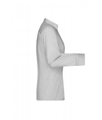 Dames Ladies' Shirt Longsleeve Oxford Zilver 8567